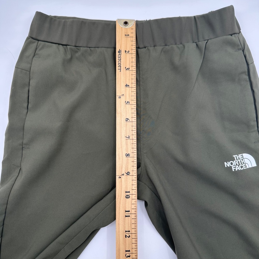 The North Face Boys Olive Green Circular Design Joggers Hiking Pants Size M 10 - Picture 6 of 12
